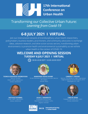 International Conference on Urban Health 2021 Program